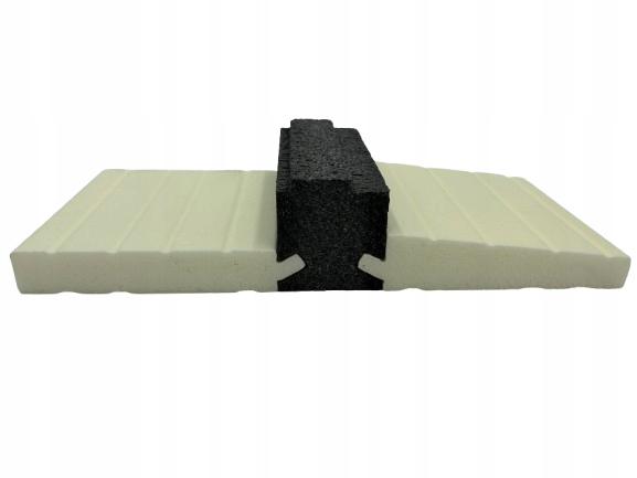 Ciepły Parapet Dwustronny Smart Black Z Twardym Rdzeniem Mb79 N