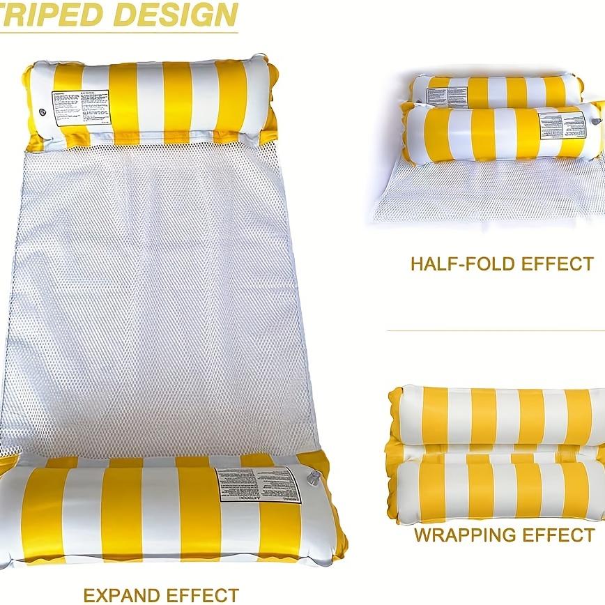 Портативный гамак для бассейна 4-в-1 — идеально подходит для путешествий и вечеринок у бассейна — многофункциональное кресло для отдыха с плавающим дизайном