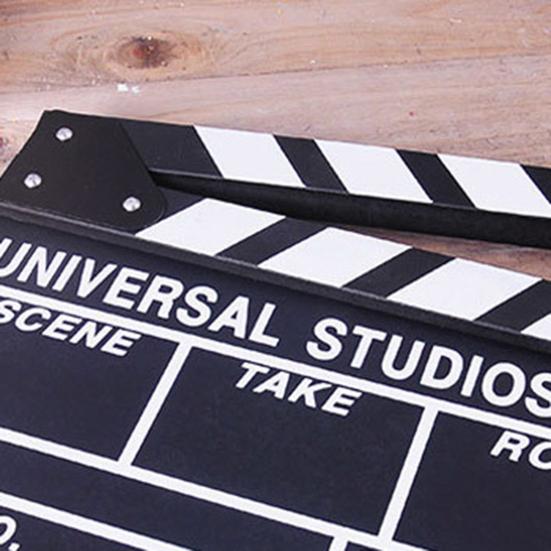 Effective Stable Durable Sturdy Film Director Clapboard Action Movie Clapper Board Video Scene Clapperboard
