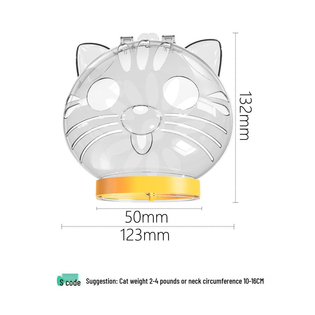 Transparent Outdoor Cat Muzzle: Anti-Scratch, Breathable, Anti-Bite Protective Cover
