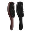1 Pcs Comb Men Black Styling Comb Beard Hair Brushes Beech Texture Massage Waves Anti-Knots Barber Hair Accessories Hair Care