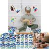 Cm2307023 Cute Cartoon Smurf Themed Interactive Puzzle Diy Sticker Fun Pack