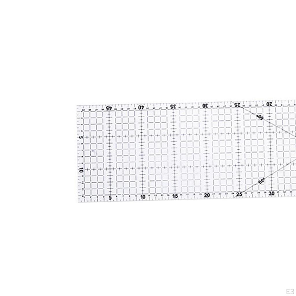 Acrylic Quilting Ruler Cloth Cutting Template Measuring Quilter Handmade Supplies Craft