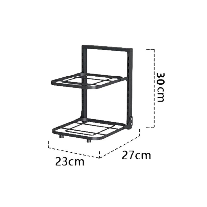 Полка для кастрюль специально разработана для хранения кастрюль и посуды.. Кухонный стеллаж для хранения из нержавеющей стали, раковина, многослойная бытовая стойка, кухонные принадлежности