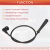 UXCELL 5 Pcs Spark Plug Wire Ignition Coil Cable for Nissan 200SX 510 521 610 710 720