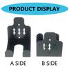 Pack of 2 Heavy Duty Vertical Barbell Wall Mounts Space Saving Steel Rack Simple Installation for Gym Equipment Storage