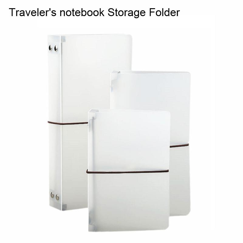 Fromthenon Прозрачная обложка для записной книжки Traveler's Notebook для планировщика Midori, папка для хранения стандартных листов, школьные принадлежности