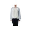 Fila Вязаная бейсбольная куртка с длинным рукавом Color Block для женщин, куртки, Солнечно-синий F11W249501F-LB