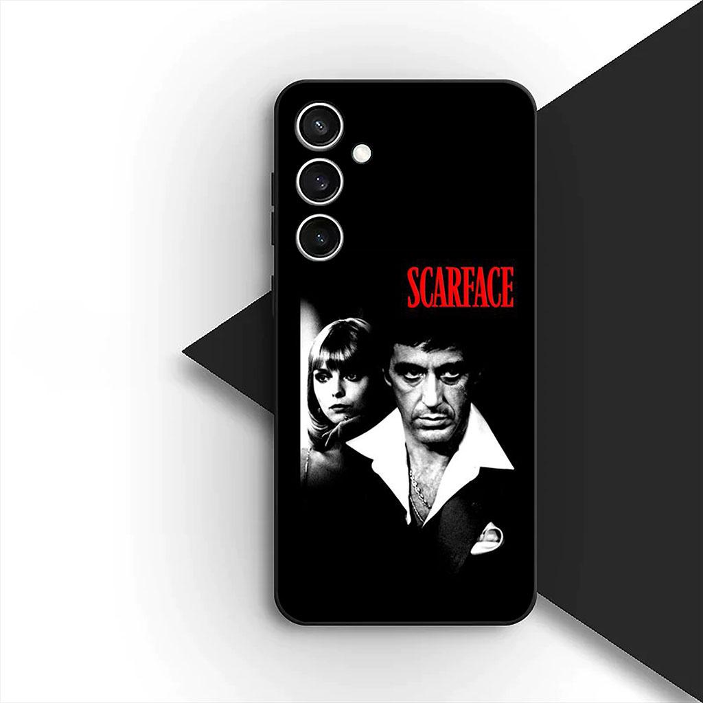 Phone Cover for Motorola Moto G86 G57 E14 E15 G14 G34 G35 G84 G24 A54 G15 Power E22 Soft Silicone Case S-Scarfaces Wallpaper