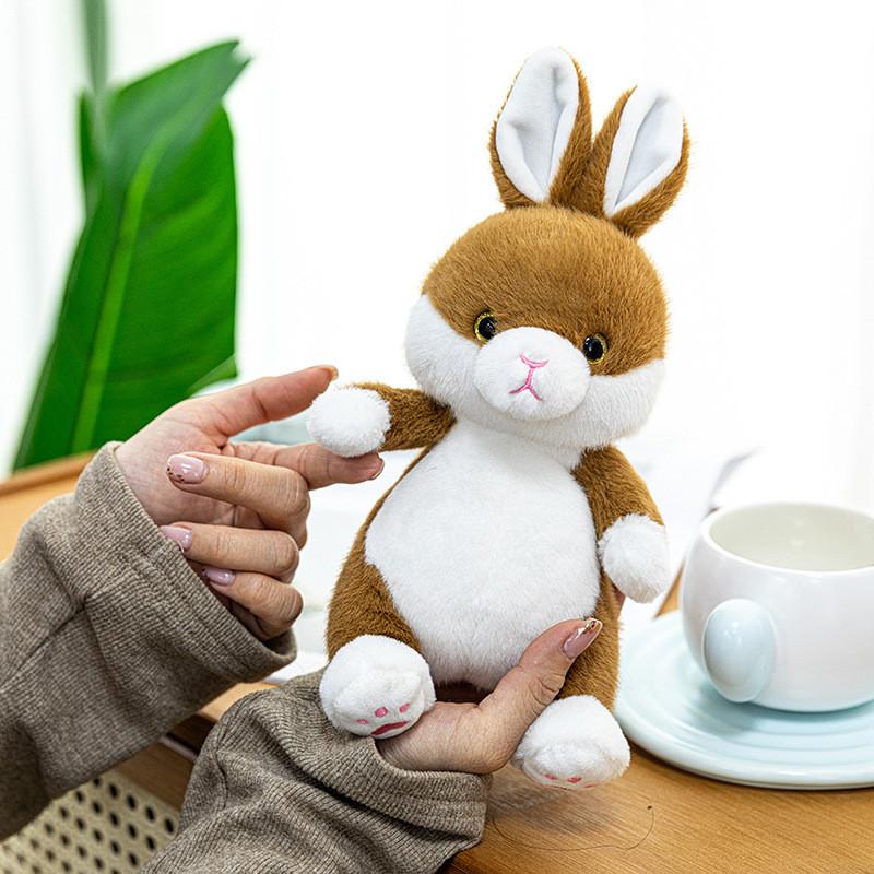 Pocket Soft Pouch Rabbit Plushie Pp Cotton Fill Children Plush Toy Enthusiasts