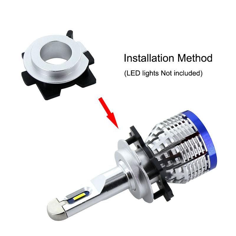 10Pcs H7 LED Car Headlight Bulb Adapter Base Holder Auto Headlamp Socket Retainer For Opel Honda CRV Mazda 3/5/6/M3/M5/M6