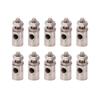 10Pcs 2.1mm RC Plane Pushrod Connector Linkage Metal Quick Adjust Stopper for KT Fixed Wing Aircraft