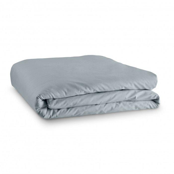 Light Grey Duvet Cover 260 X 240 Cm / 100% Cotton / 57 Threads/cm² for King Size Double Bed