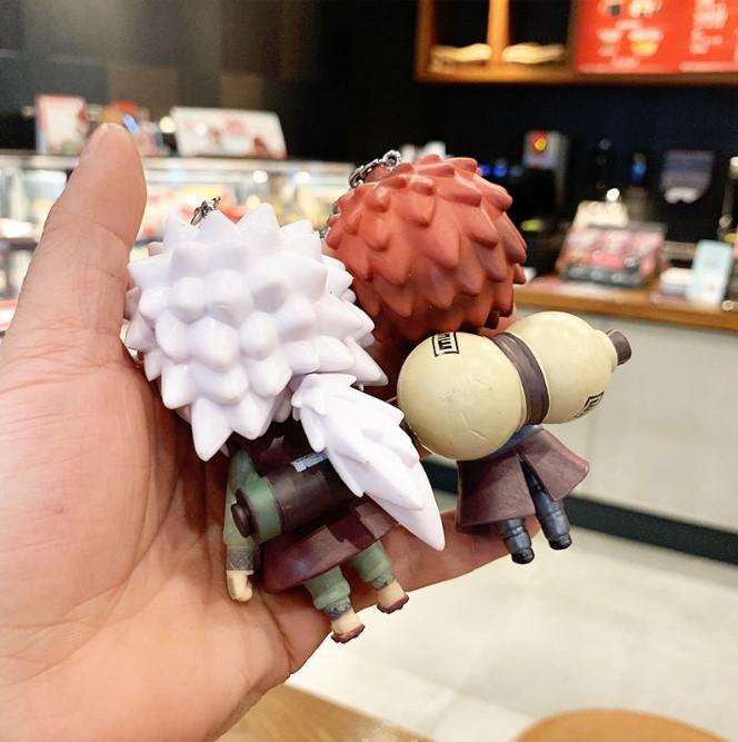 Наруто брелок Джирайя Наруто Naruto Jiraiya силиконовый брелок держатель для ключей аниме 5см