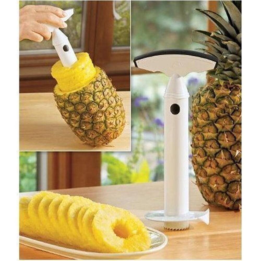 High-quality Pineapple Corer Slicer Peeler Cutter Parer Stainless Kitchen Kit