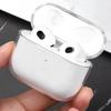Прозрачный акриловый чехол для наушников для Airpods Pro 2 1 Прозрачный защитный чехол для ПК для наушников Apple AirPods 3 Аксессуары для наушников