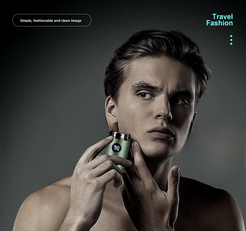 Компактная мужская электробритва - Полностью моющаяся, Суперчистая, Портативная для путешествий