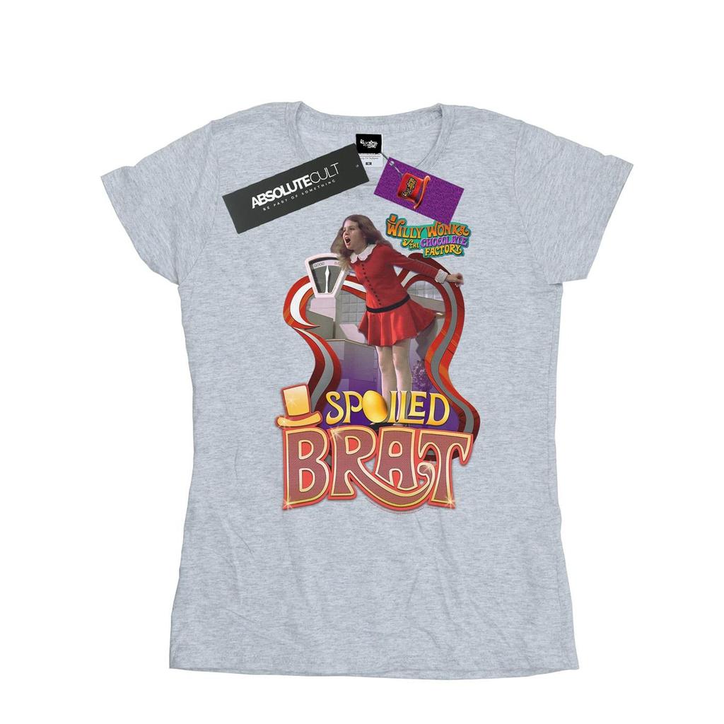Willy Wonka And The Chocolate Factory Womens/Ladies Spoiled Brat Cotton T-Shirt