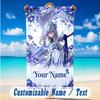 Beach Towel Custom Name Text, Quick Dry Large Towel For Beach HomeGenshin Impact
