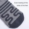 Electric Heating Socks Cold-Proof Winter Heating Socks Fast Heating Winter Warm Thermal Socks for Cycling Camping Skating