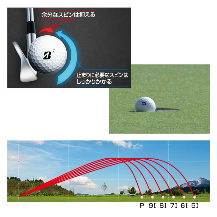 BRIDGESTONE TOUR B XS Golf 2026 12 Жемчужный S6GXJ Мячи, Модель, Мячи, Белый,