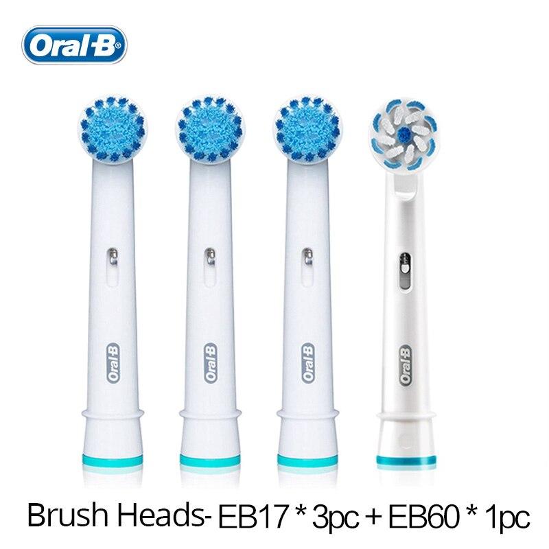 Подлинная головка зубной щетки Oral B, прецизионная очистка, сменные насадки для щетки Oral B, вращающийся тип, электрическая зубная щетка 6 типа, ГОРЯЧАЯ