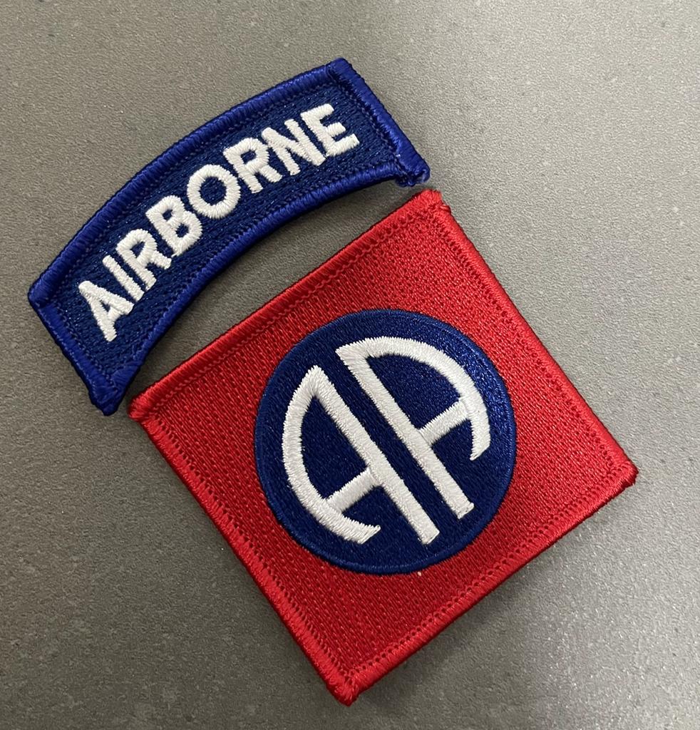 Нарукавная повязка ВДВ США Второй мировой войны Вышитый значок союзников Второй мировой войны Нарукавная повязка командования 101-й дивизии Воздушно-десантная дивизия