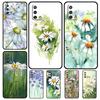 Чехол с акварелью в виде ромашки для OPPO A17 A54 A57 S A77 A74 A94 A5 A9 A53 A15 A16 A76 A96 A52 A72 A18 A58 A98 A78