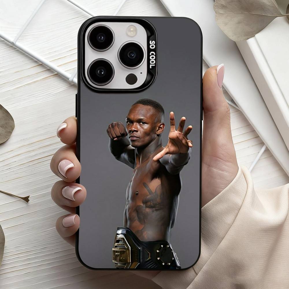 I-Израиль Адесанья-Чехол для телефона для iPhone17,16,15,14,13,12,11 Plus,Pro Max Черный Конфетный Посеребренный Чехол