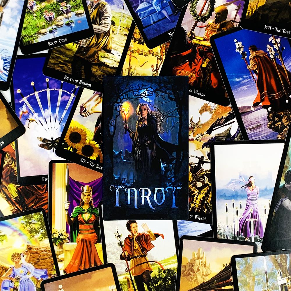 Горячие продажи Карты Таро Колода Оракула из 78 карт Досуг Развлечения Карта Семейные Посиделки Гадальная Колода Таро Настольная Игра