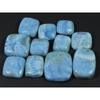 214Cts. Натуральный Ларимар Пектолит Октагон Кабошон Свободный Драгоценный Камень Лот 11 Шт. C-842