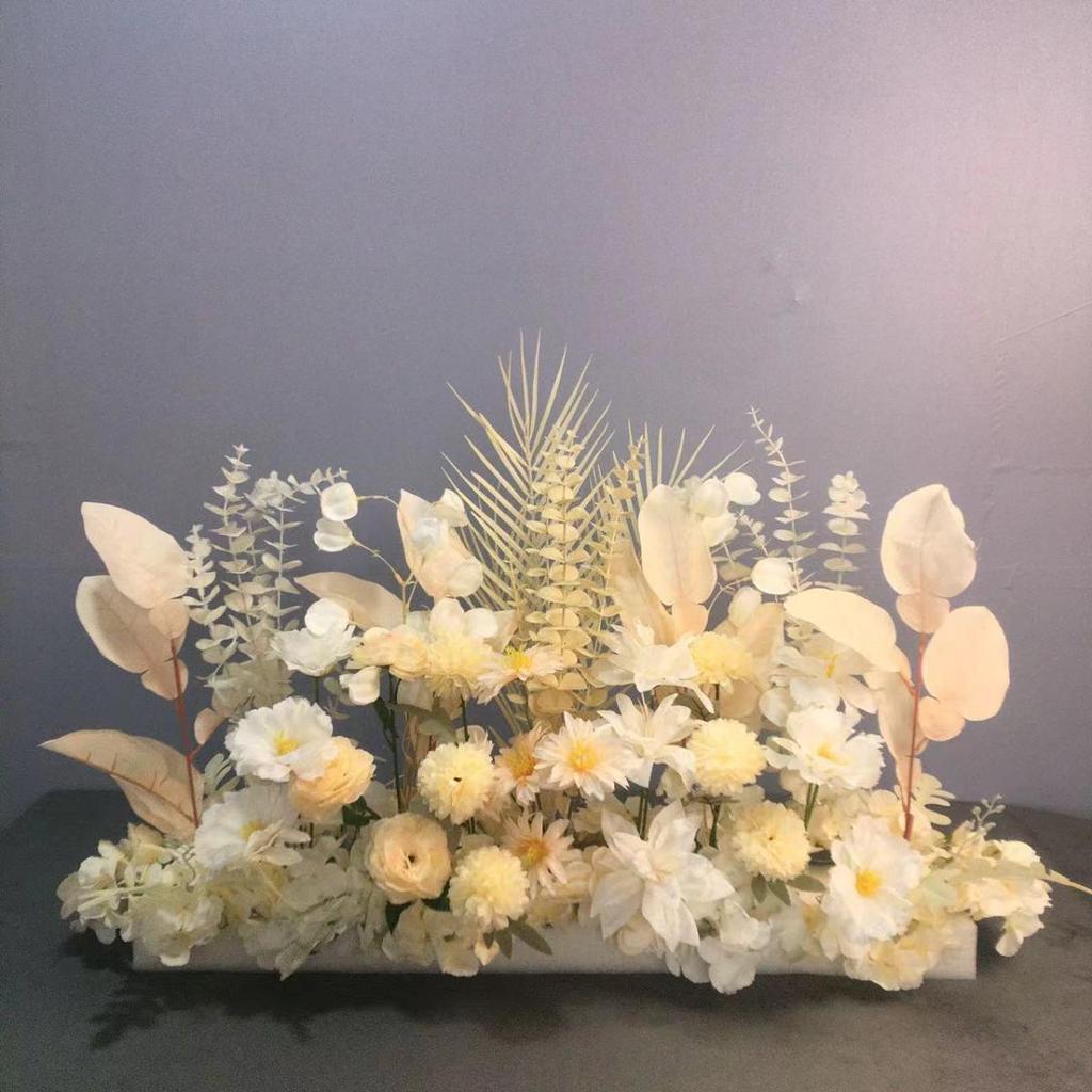 Большой набор для украшения свадебной дорожки и Т-сцены из шелковых цветов