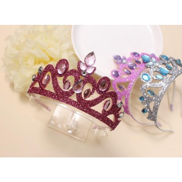 Блестящая повязка на голову «Тиара» для девочек из Шелкового пути