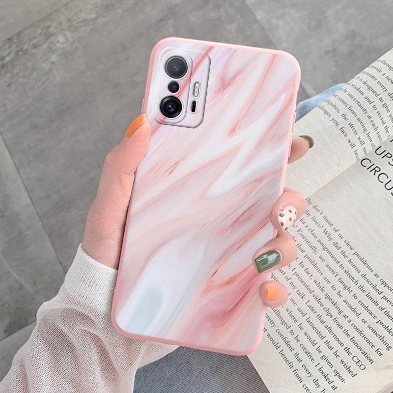 Marble Pattern Phone Case For Xiaomi 11T Pro Mi11T Pro Protective Cover Case Soft Silicone Funda For Xiaomi Mi 12T 13T TPU Coque