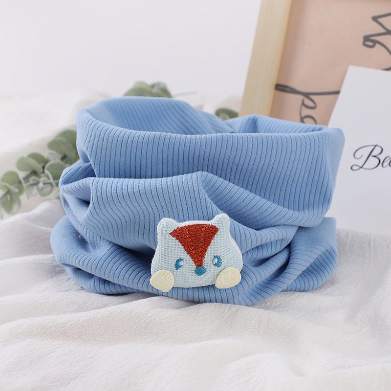 Приятный для кожи осенне-зимний универсальный утолщенный детский плюшевый шейный платок для школьников детский шарф