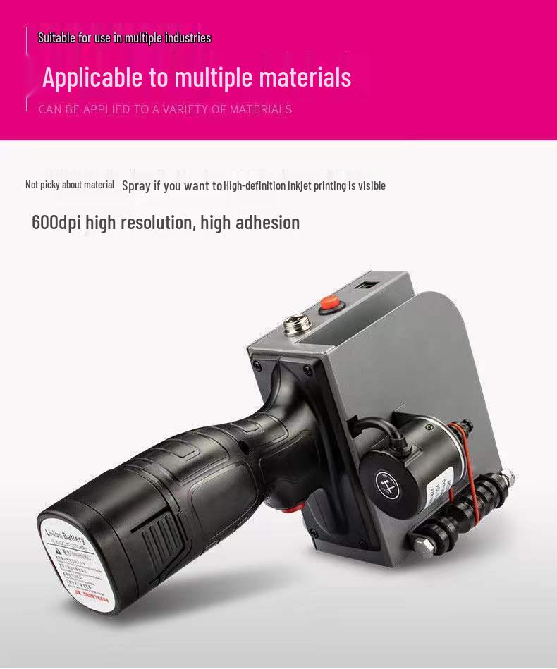 Portable Digital Inkjet Printer for Bottle Caps and Date Coding