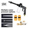 Versatile Garden Hose Nozzle with Foam Cannon, 3 Spray Modes, High-Pressure Car Wash Sprayer Nozzle, Heavy Duty Booster for Washing Outdoor