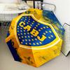 Boca Juniors Crest  Umbrella Folding umbrella, automatic umbrella 8-Frame for Travel, camping Use Gift for Halloween Christmas