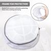 Durable Mesh Shoe Washing Bag Dacron Zipper Closure Laundry Bag Reusable Strong Washing Mesh Bags