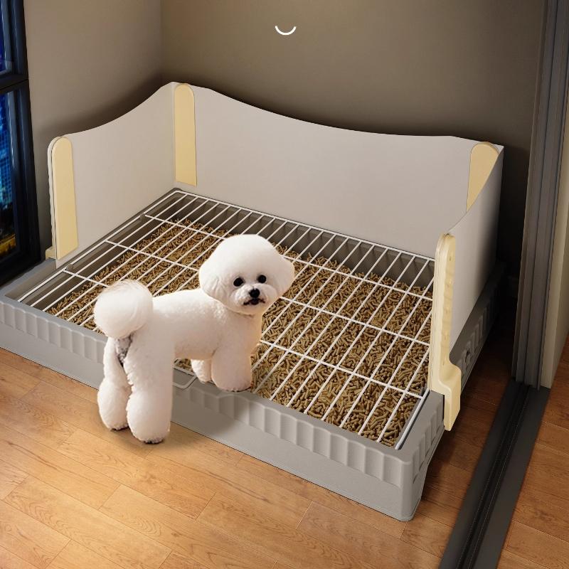 Туалет для большой собаки Горшок для мочи питомца для тедди с лотком для приучения собак Держатель для впитывающих пеленок для собак Решение для ванной комнаты питомца в помещении