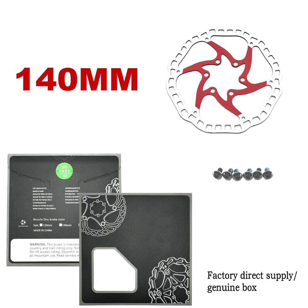 140/160/180 мм сверхлегкий велосипедный гидравлический дисковый тормоз роторы горный велосипед шоссейный гоночный велосипед ротор тормозного диска с 6 болтами