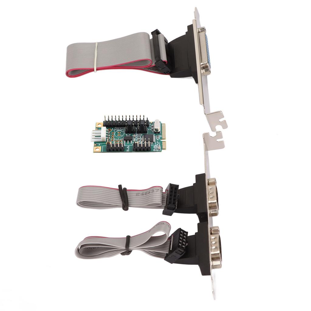 Карта расширения Mini PCIe Serial Parallel 6 Гбит/с PCI Express на порт принтера LPT 2 порта RS 232 DP9-контактный адаптер для 4U