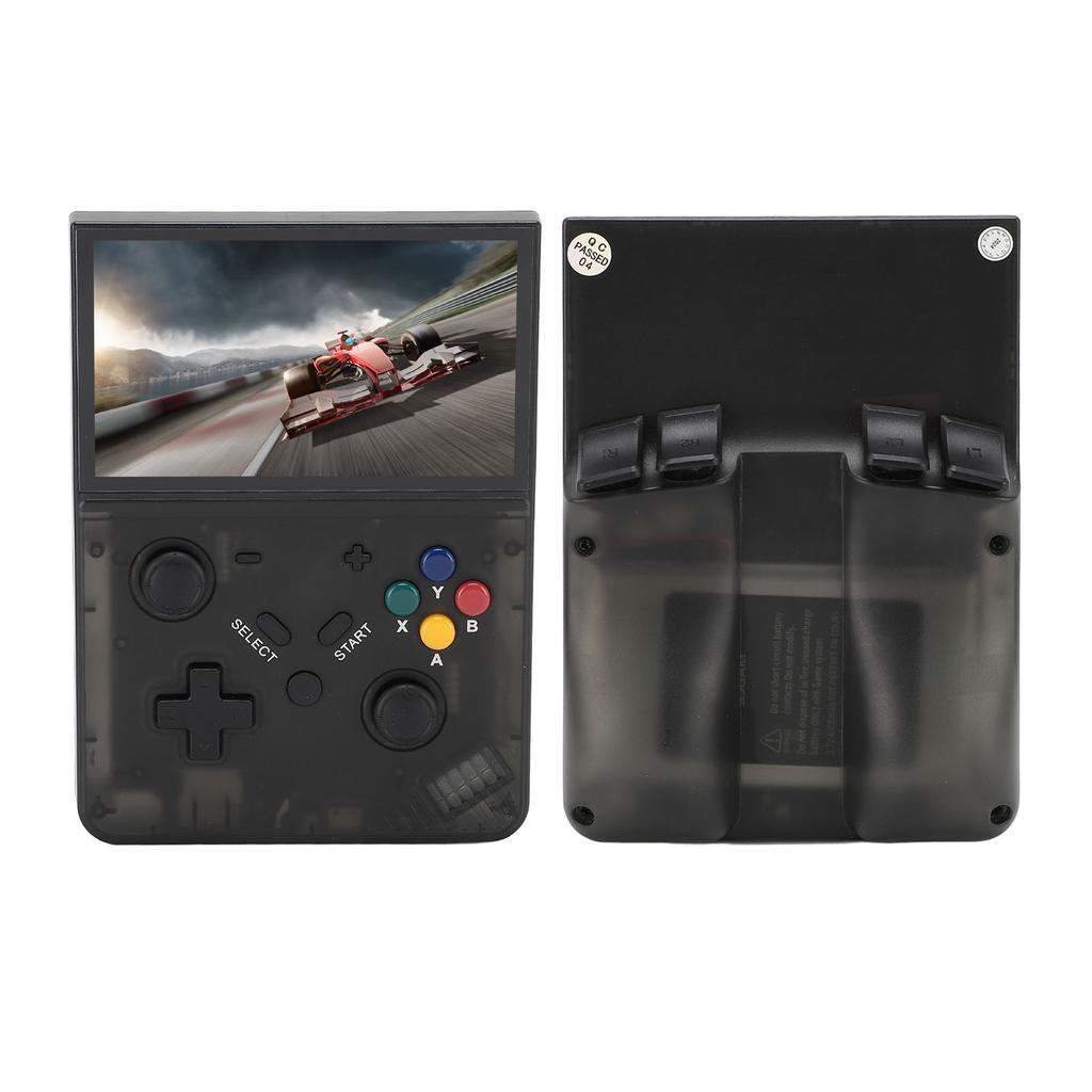 Портативная ретро-игровая консоль с экраном 4,3 дюйма 4K HD, прозрачным черным цветом, портативная игровая консоль