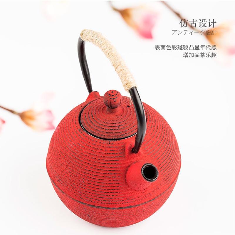 BORREY японский железный чайник Tetsubin стиль чайник с фильтром литой чайник чайный сервиз кунг-фу улун 680 мл