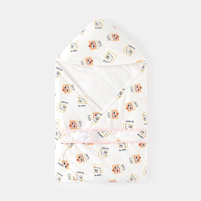 Newborn Pure Cotton Blanket - Lightweight Spring/Autumn Swaddle Quilt