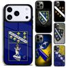 Мягкий чехол для телефона с флагом Боснии Для iPhone 17 16 15 14 13 12 11 Pro Max Plus 17Air Мягкий силиконовый чехол