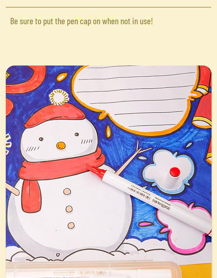 Двусторонний акриловый маркер с мягким наконечником для самостоятельного творчества и граффити на дереве, камне и обуви