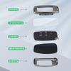 Чехол для ключа автомобиля Land Rover и Jaguar: Подходит для Range Rover, Discovery, Sport, Freelander, Evoque, Defender, Velar - Защитный чехол-оболочка