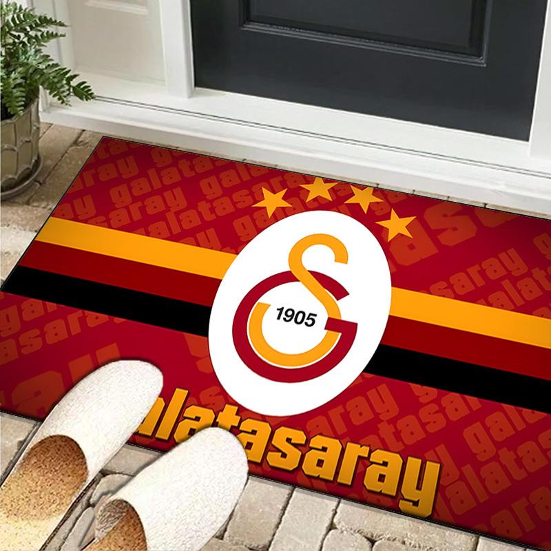 1PC rug Galatasaray Football Club Carpet, Chair Rug,Area Rug for Office Bedroom living rooms bedroom, Doormat decor Christmas fan gifts