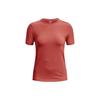 Rush Series Solid Color Crew Neck Short Sleeve T-Shirt Women Tops Chakra-Red 1373929-638